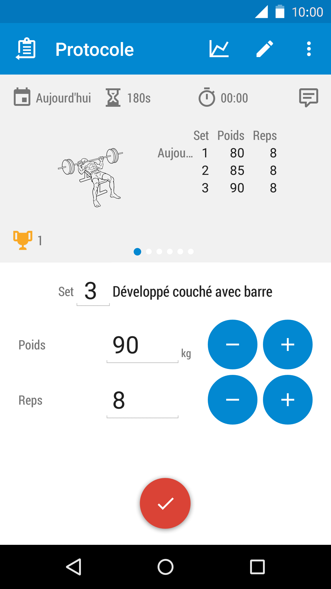 Android application Workout Tracker & Gym Plan Log screenshort