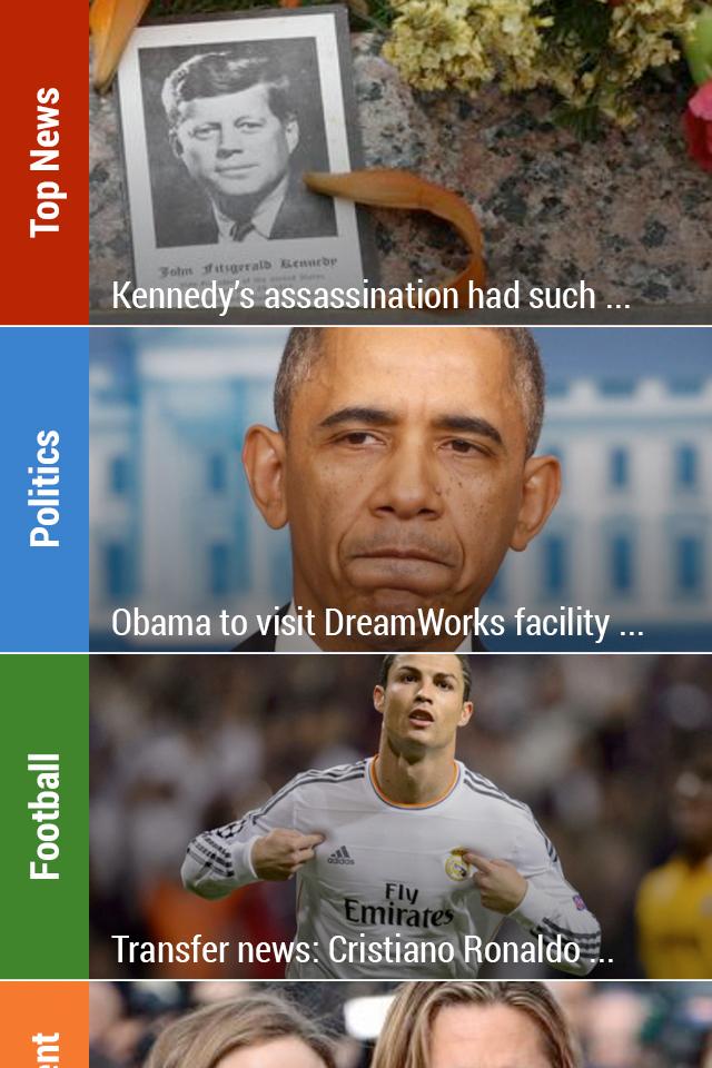 Android application Simply News - Your News App screenshort