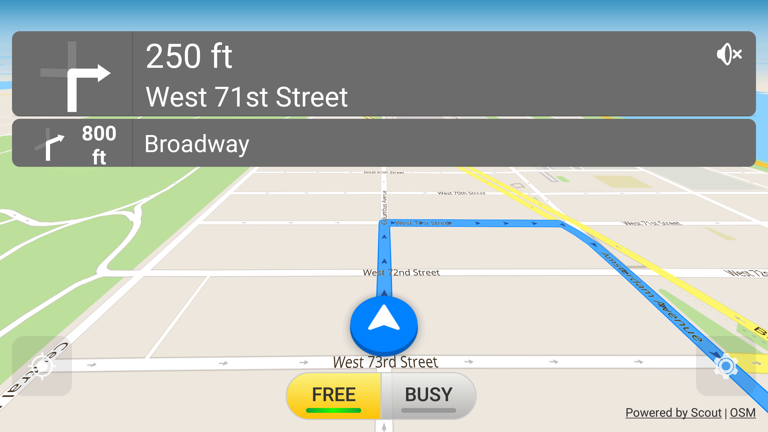 Android application Streetsmart screenshort