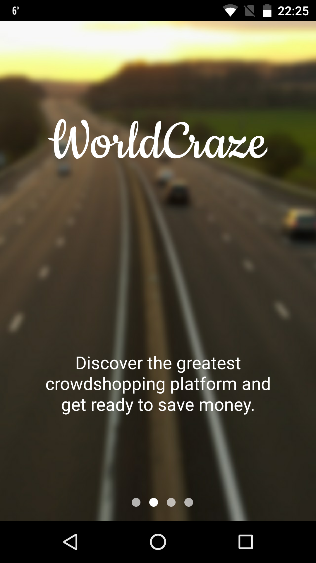 Android application WorldCraze screenshort