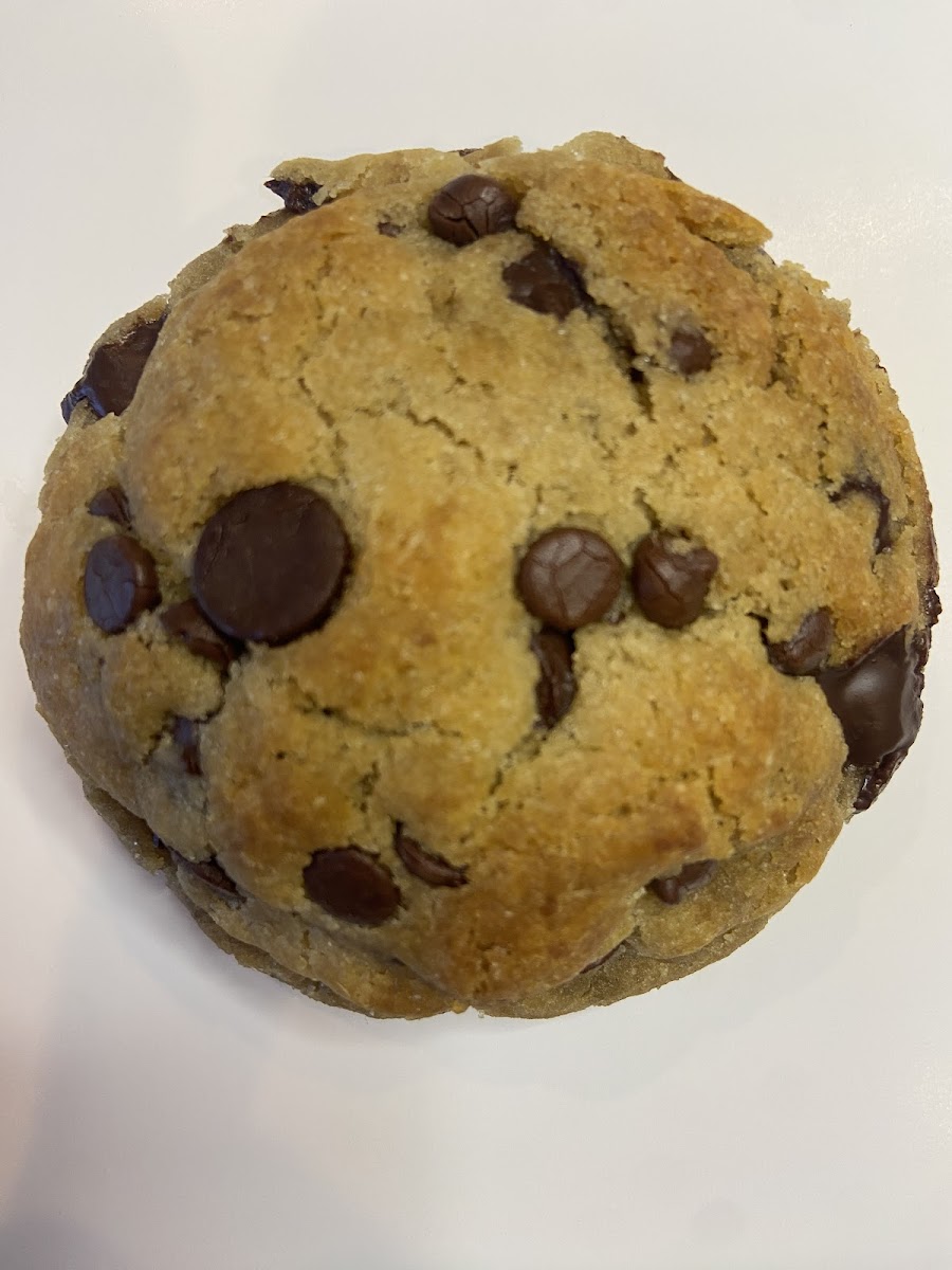 Chocolate Chip Cookie 1/4 Pound Ganache Filled - no top 9 allergen ingredients, gluten free and vegan