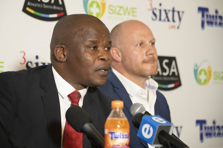 Aleck Skhosana of ASA during the ASA press conference at Southern Sun, Hyde Park on March 19, 2019 in Johannesburg, South Africa.