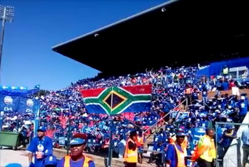 DA supporters in their hundreds at the Rand Stadium.