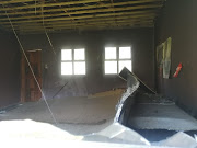 A classroom at the Ntobeko voting station in KwaZulu-Natal was set alight after a dispute concerning the removal of a chief.