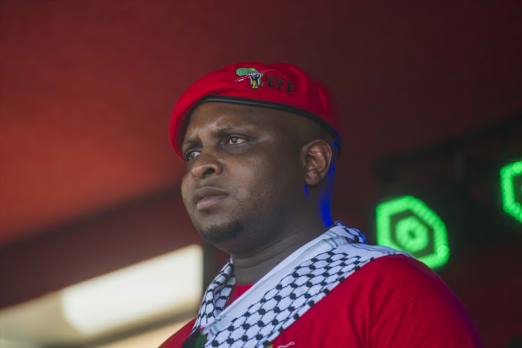 EFF deputy leader Floyd Shivambu says that under apartheid Eskom would brief the cabinet on the SOE's state of affairs but now 'the responsibility is given to someone without an idea'. File photo.