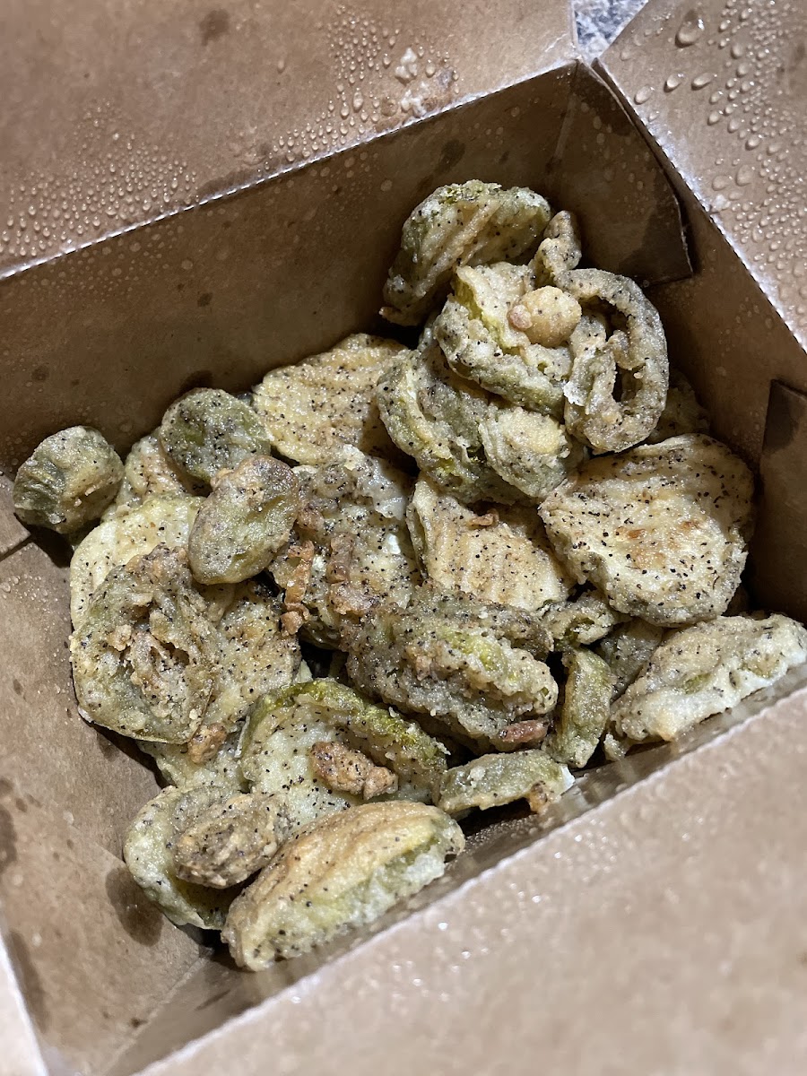 Fried pickles/jalapeños