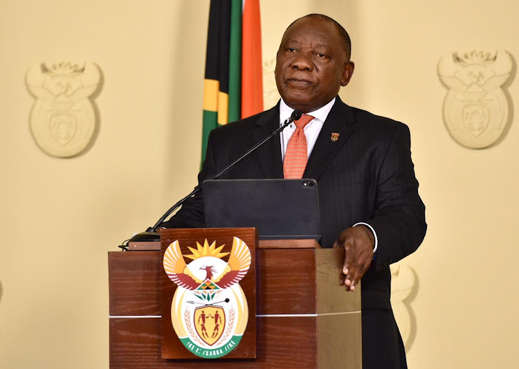 President Cyril Ramaphosa announces a nationwide lockdown from midnight on Thursday.
