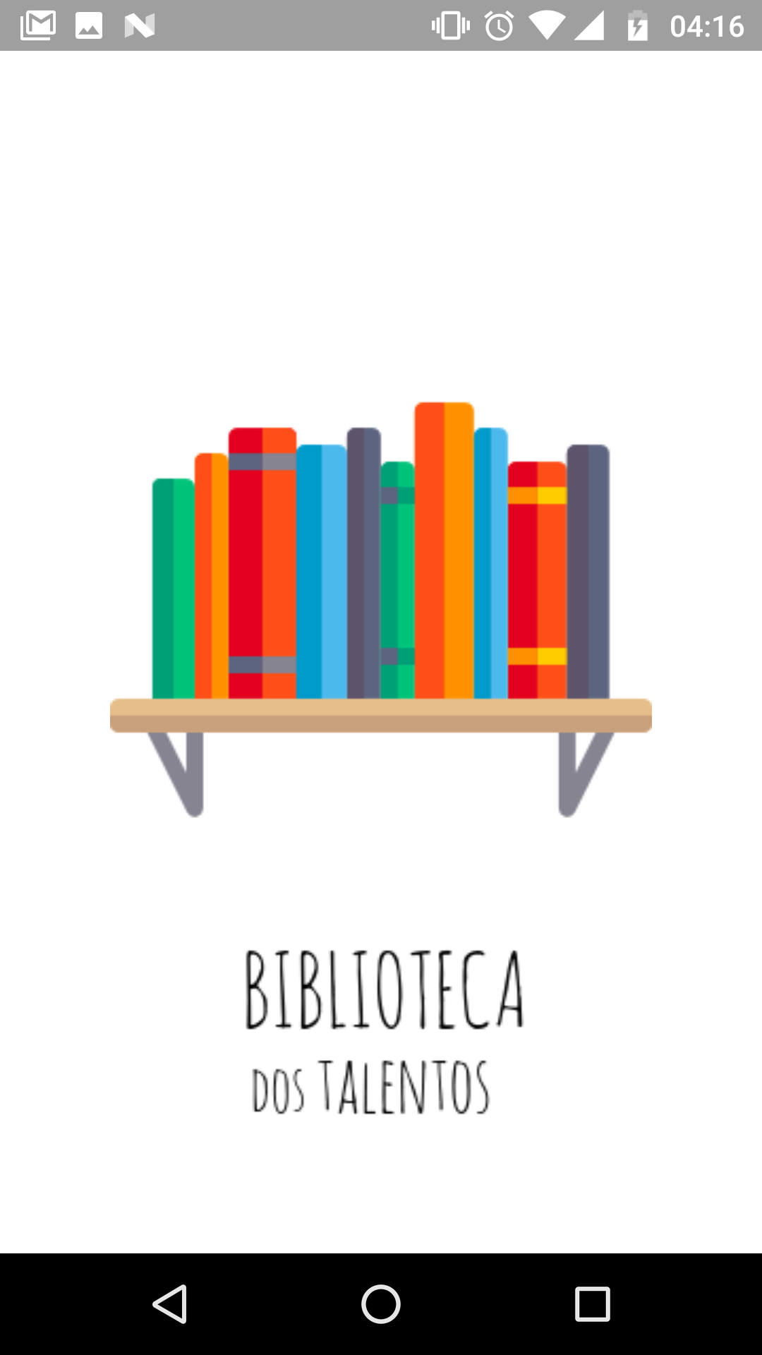 Android application Biblioteca dos Talentos screenshort