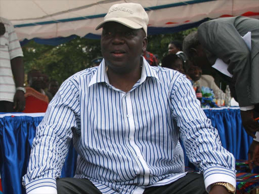 I'D RATHER NOT: Gem MP Jakoyo Midiwo at Siaya in Sep- tember 2014. He is a fierce critic of Governor Rasanga.