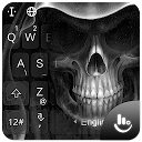 ダウンロード Black Death Skull Keyboard Theme をインストールする 最新 APK ダウンローダ