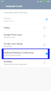 How to get Keyboard Monkey D Luffy Emoji patch 4.1 apk for android