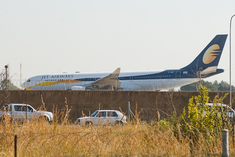 The Gupta wedding party aircraft that landed at Waterkloof Air Force Base. The former movement control officer for the base told judge Raymond Zondo she believed the landing had been sanctioned by then president Jacob Zumba. File photo.