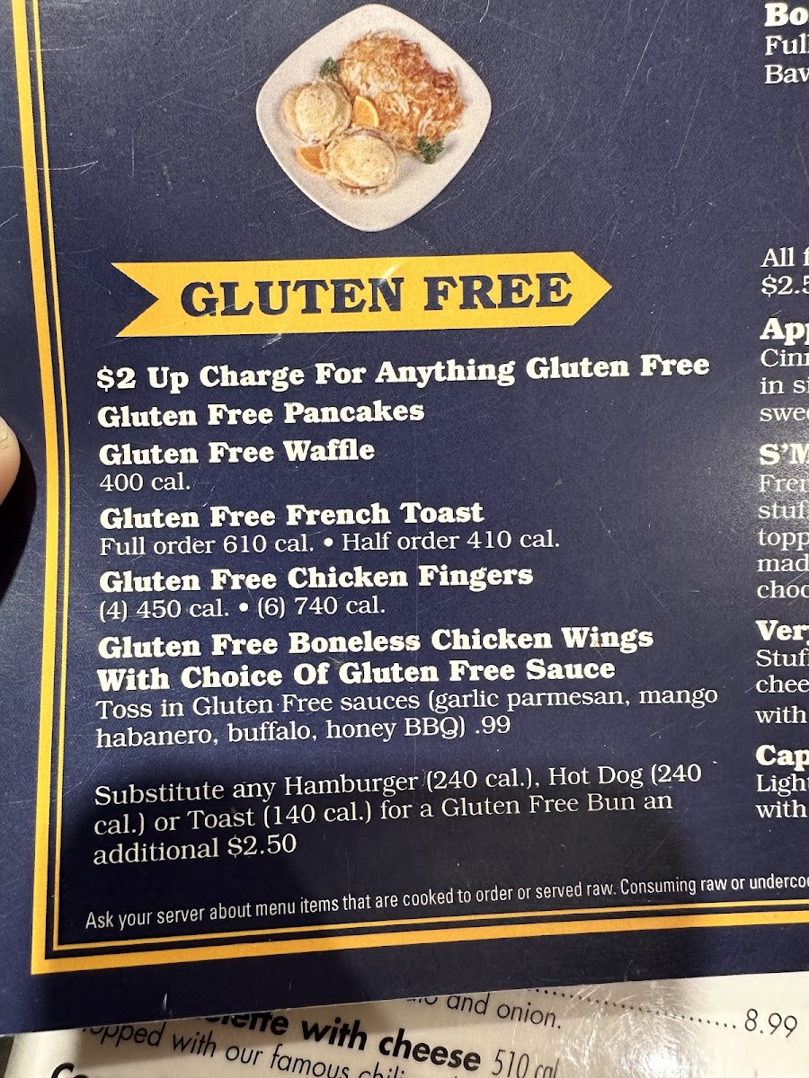 Leo's Coney Island gluten-free menu