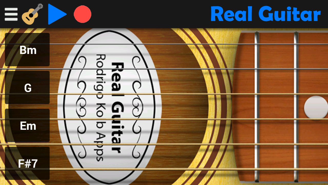 Android application Real Guitar: be a guitarist screenshort