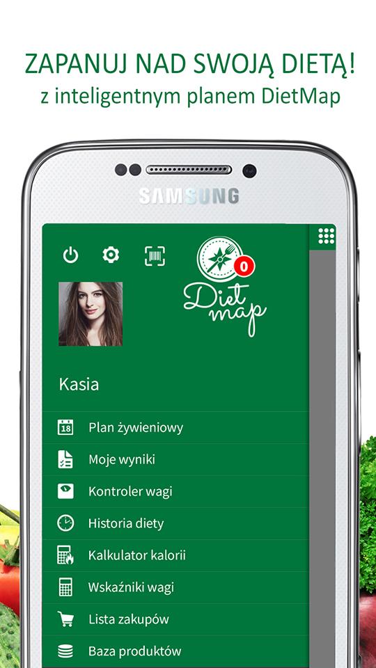 Android application DietMap - zdrowa dieta screenshort