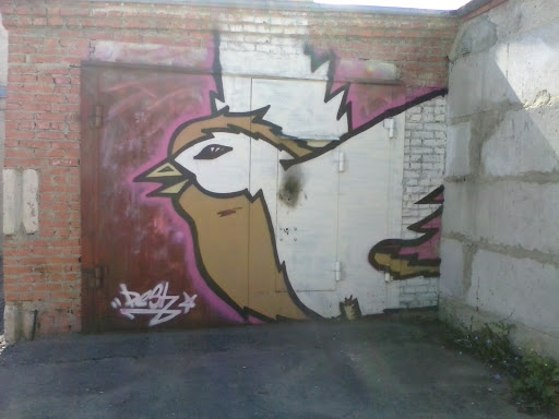 Граффити Птичка