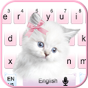ダウンロード Cute Pink Kitty cat Keyboard をインストールする 最新 APK ダウンローダ