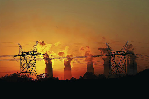 Potentially fatal sulphur dioxide spews from the cooling towers of the Lethabo thermal power station, an Eskom coal-burning power station near Sasolburg in the northern Free State.