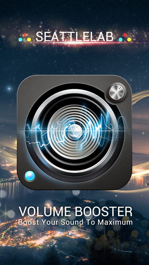 Android application Volume Booster Pro screenshort