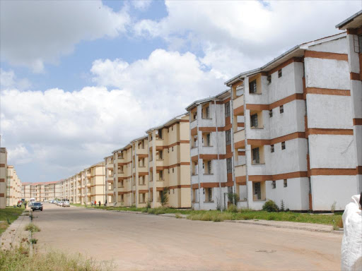 A file photo of a housing project in West Park, Nairobi. /PATRICK VIDIJA