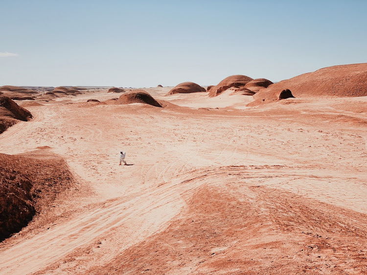 'A Walk on Mars', shot in Qinghai, China.