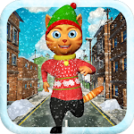 Leo Cat Ice Run - Frozen City Apk