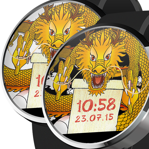 Watch Face Lucky Dragon 2in1