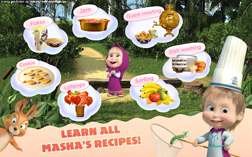  Masha and the Bear Child Games: Cooking Adventure- 스크린샷 미리보기 이미지  