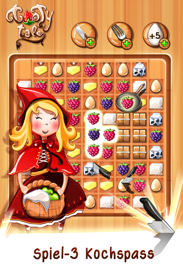 Android application Tasty Tale: puzzle cooking game screenshort