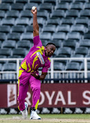 Dwayne Bravo of the Paarl Rocks during the Mzansi Super League match between Jozi Stars and Paarl Rocks at Bidvest Wanderers Stadium on December 09, 2018 in Johannesburg, South Africa. 