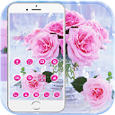 ダウンロード Pink Rose Love Theme をインストールする 最新 APK ダウンローダ