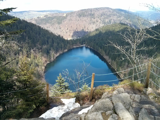 La Roche Du Lac Des Corbeaux