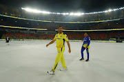 Victorious Chennai Super Kings captain MS Dhoni after the 2023 Indian Premier League final against Gujarat Titans at Narendra Modi Stadium in Ahmedabad on May 29 2023. 
