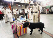 Security were out in force in Mumbai this week