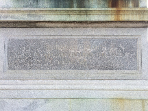 TO THOSE WHO FOUGHT IN THE WAR FOR THE UNION 1861 - 1865 ERECTED 1898