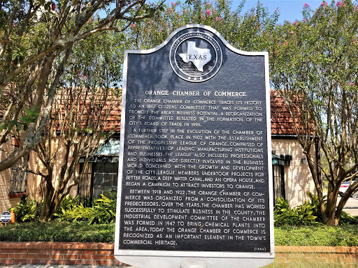 t The Orange Chamber of Commerce traces its history to an 1887 citizens' committee that was formed to promote the area's business potential. A reorganization of the committee resulted in the...