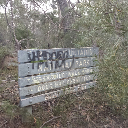 Blue Mountains National Park Sign