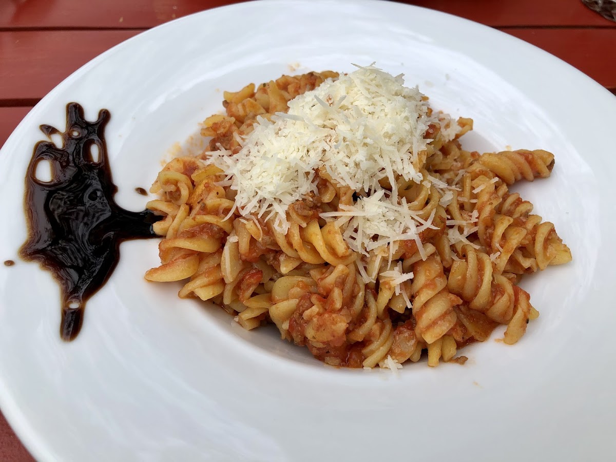 Gf pasta bolognese