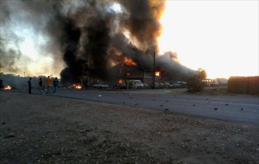 Beitbridge has been shutdown following unrest in neighbouring Zimbabwe