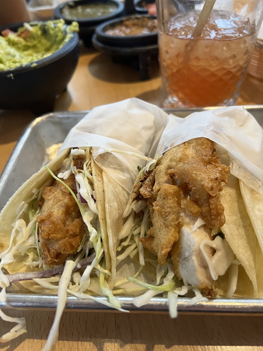 Gf fried fish tacos