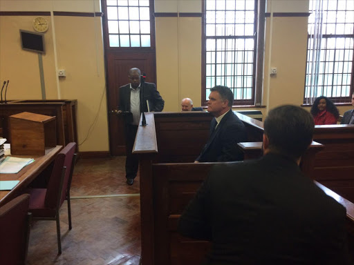 Jason Rohde in the Stellenbosch Magistrates Court for the murder of his wife Susan.