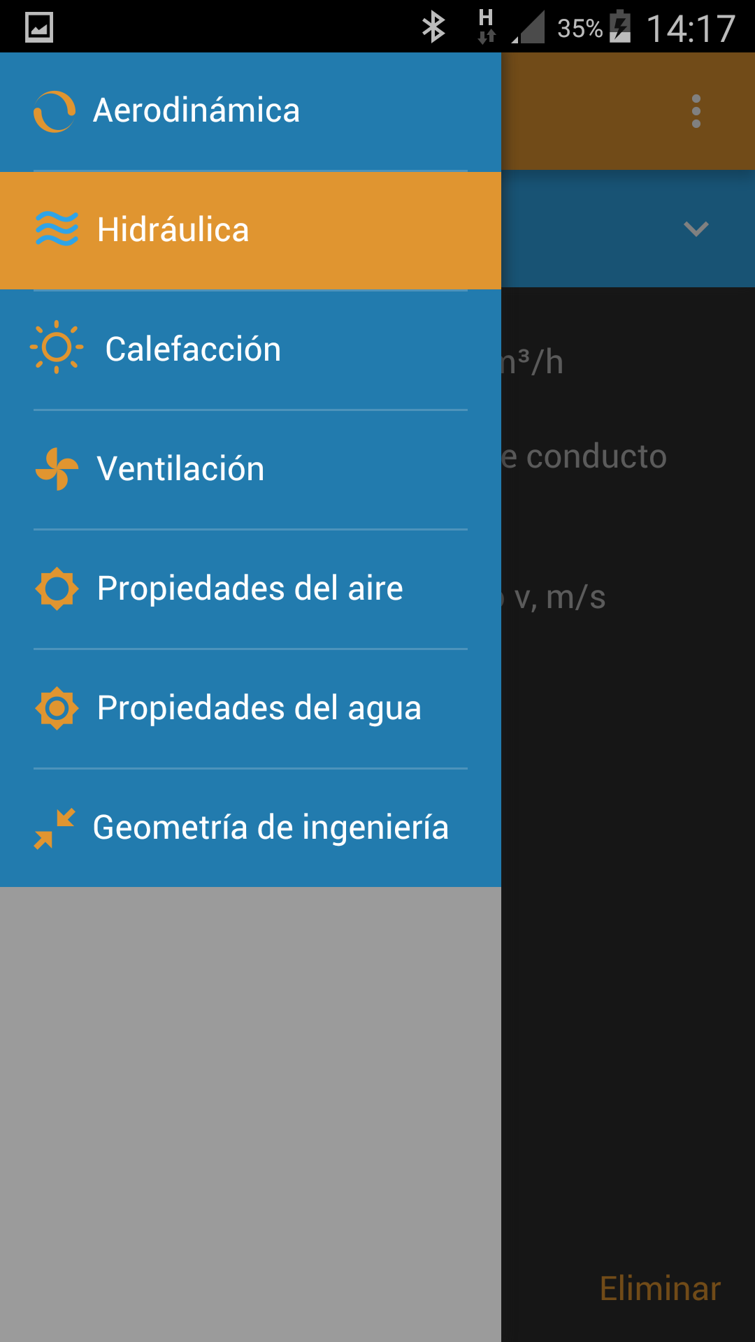 Android application HVAC Calculator Pro screenshort