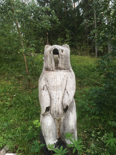 Wooden Snowbear