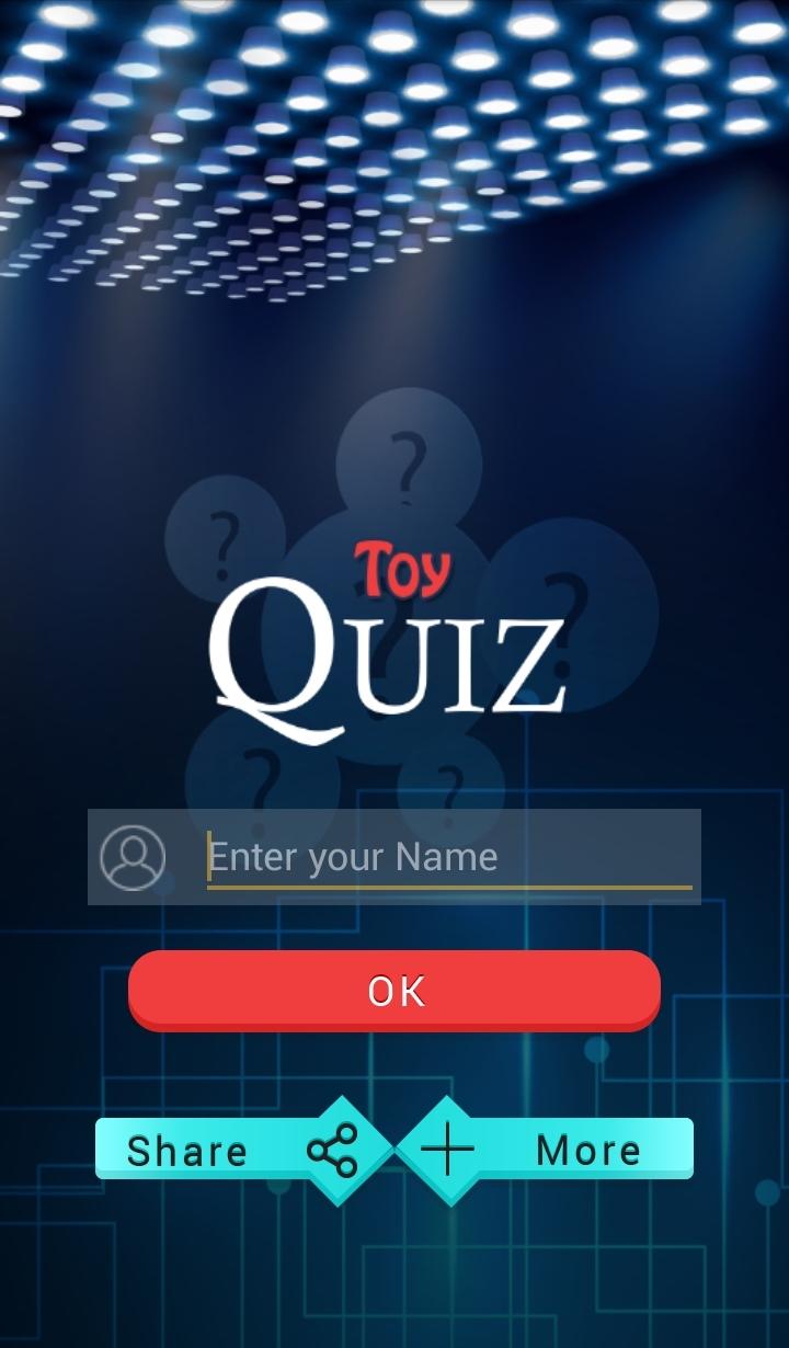 Android application Toy Quiz screenshort