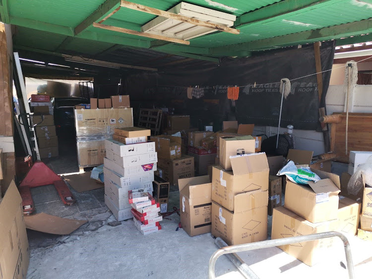 Stolen cargo comprising household appliances valued at an estimated R2,5m was recovered in Eerste Rivier.