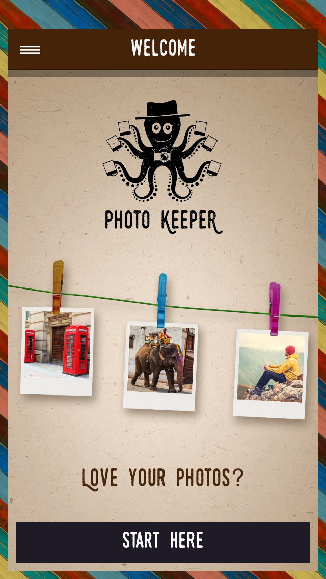 Android application Photo Keeper screenshort