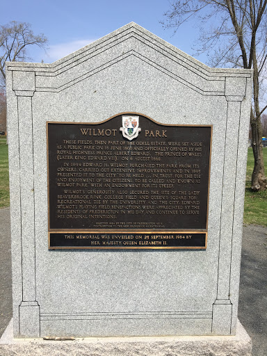 Wilmot Park   These fields, then part of the Odell estate, were set aside as a public park on 18 June 1860 and officially opened by his Royal Highness Prince Albert Edward, The Prince of Wales...