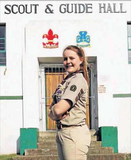 ALWAYS PREPARED: Clarendon High School matric Kelsey Savage, 17, has been awarded her Springbok colours for scouting