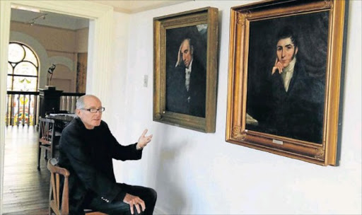 HISTORIC GEMS: These portraits of poet William Wordsworth, left, and his brother-in-law Sir Thomas Monkhouse were painted by Richard Carruthers in 1817 and are a key element of the Ann Bryant Art Gallery's permanent collection, according to assistant curator Terry Flynn Picture: BARBARA HOLLANDS