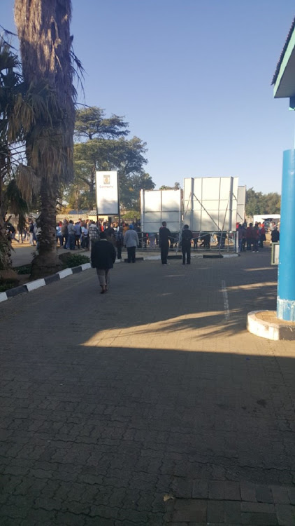 Doctors being blocked from entering hospital in North West.